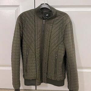 H&M Quilted Bomber Jacket